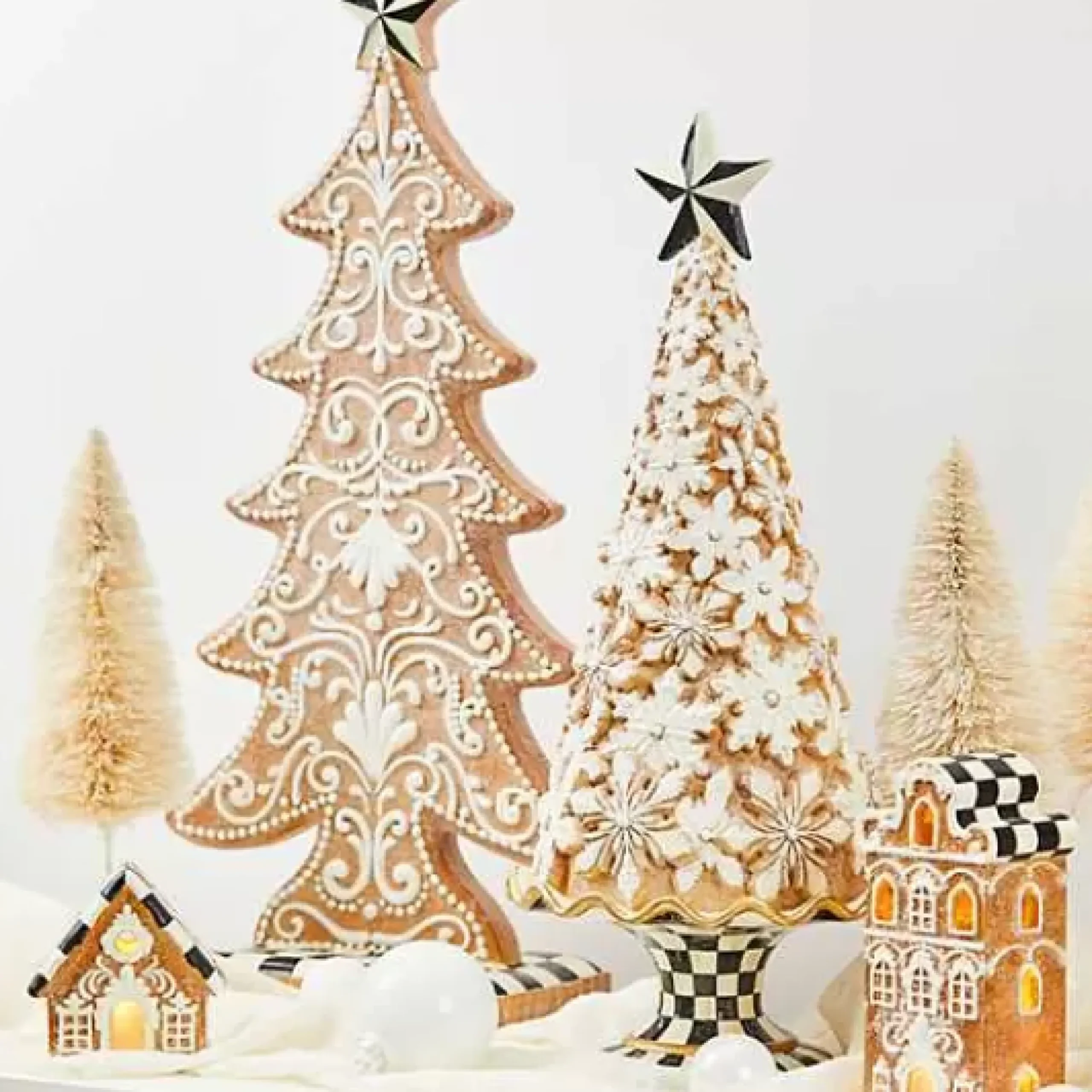 MacKenzie-Childs Gingerbread Snowflake Tree< Holiday|Room Accents