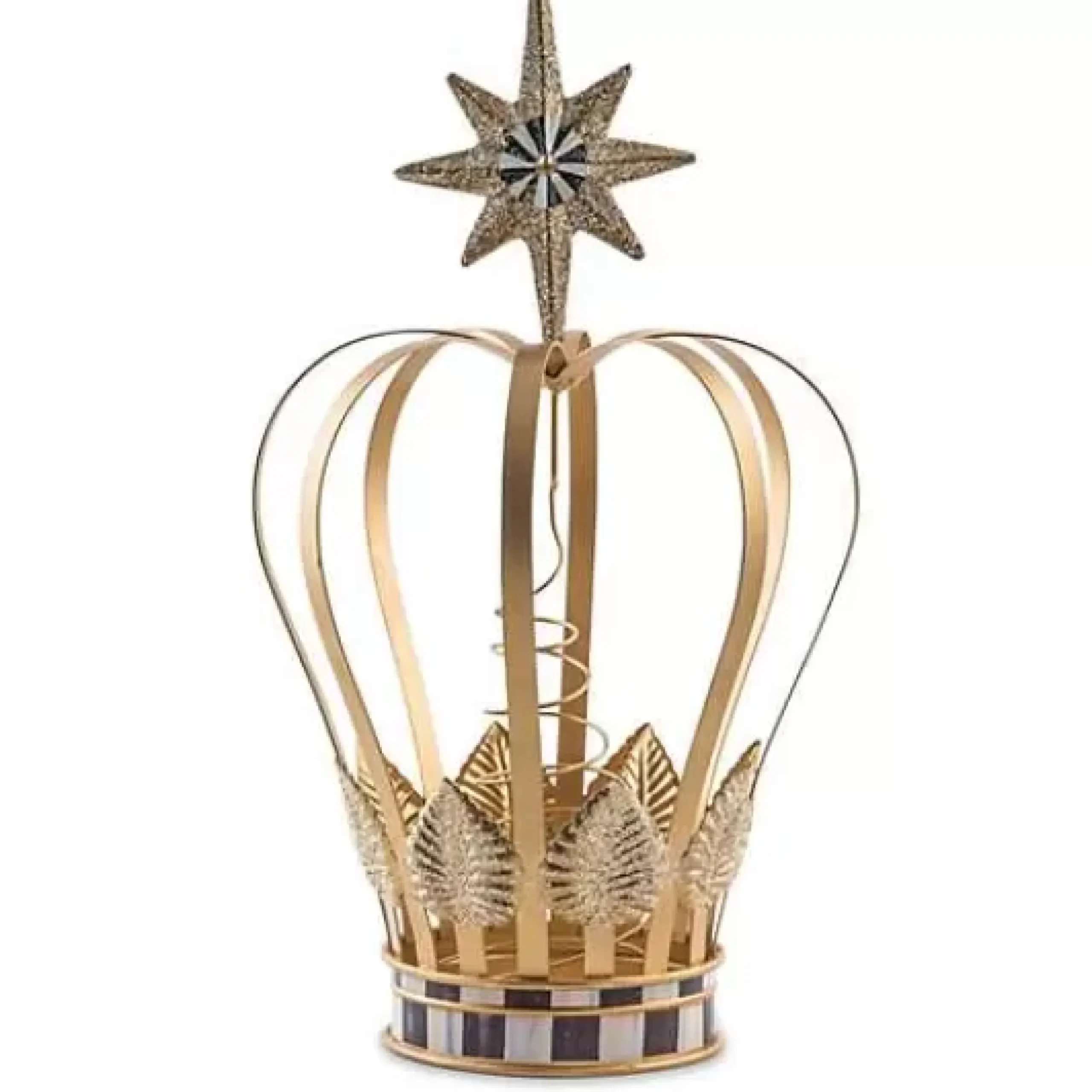 MacKenzie-Childs Glam Up Crown Tree Topper< Holiday|Room Accents