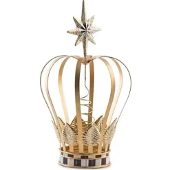 MacKenzie-Childs Glam Up Crown Tree Topper< Holiday|Room Accents