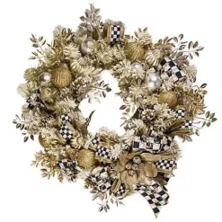 MacKenzie-Childs Glam Up Illuminated Wreath< Holiday|Greenery & Florals