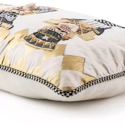 MacKenzie-Childs Glam Up Nutcracker Lumbar Pillow< Holiday|Pillows, Throws, & Cushions