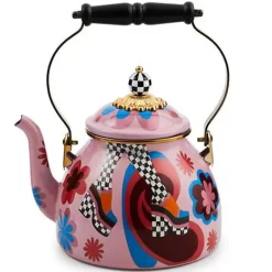 MacKenzie-Childs Go Go 2 Quart Tea Kettle< Fall Entertaining|Tea Kettles