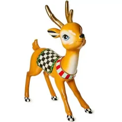 MacKenzie-Childs Granny Kitsch Check Trophy Deer< Outdoor