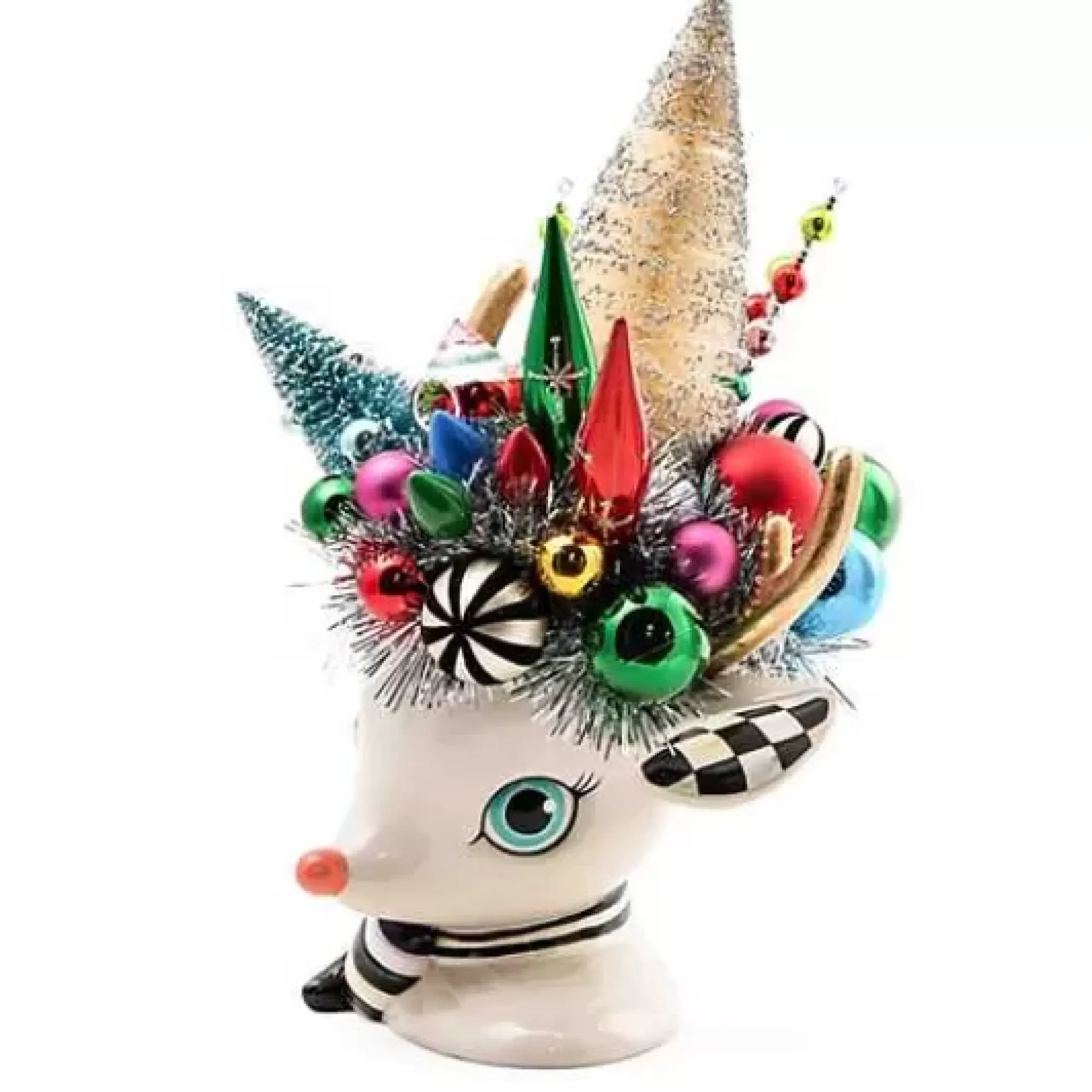 MacKenzie-Childs Granny Kitsch Deary Deer Centerpiece< Holiday|Room Accents