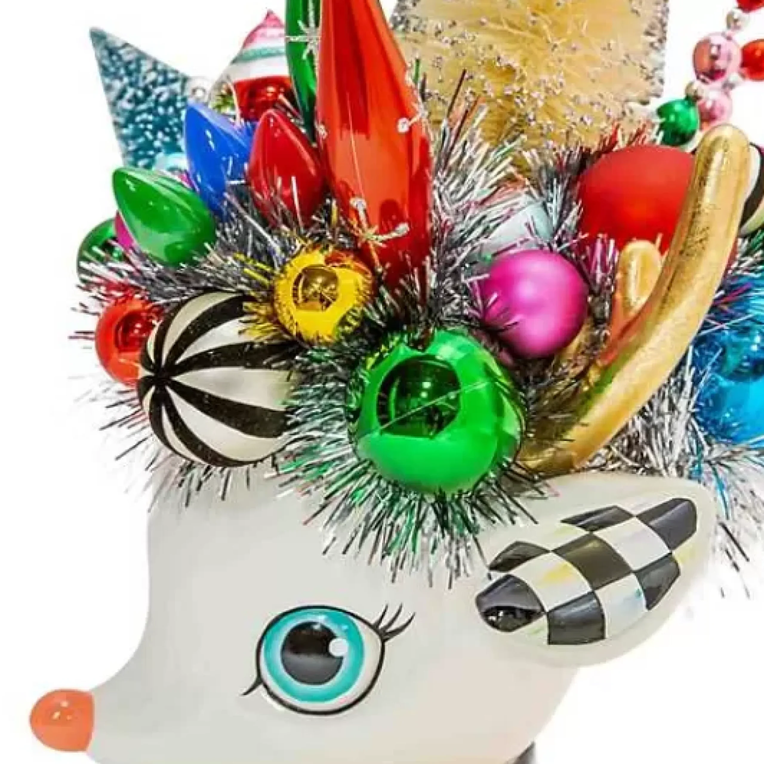 MacKenzie-Childs Granny Kitsch Deary Deer Centerpiece< Holiday|Room Accents