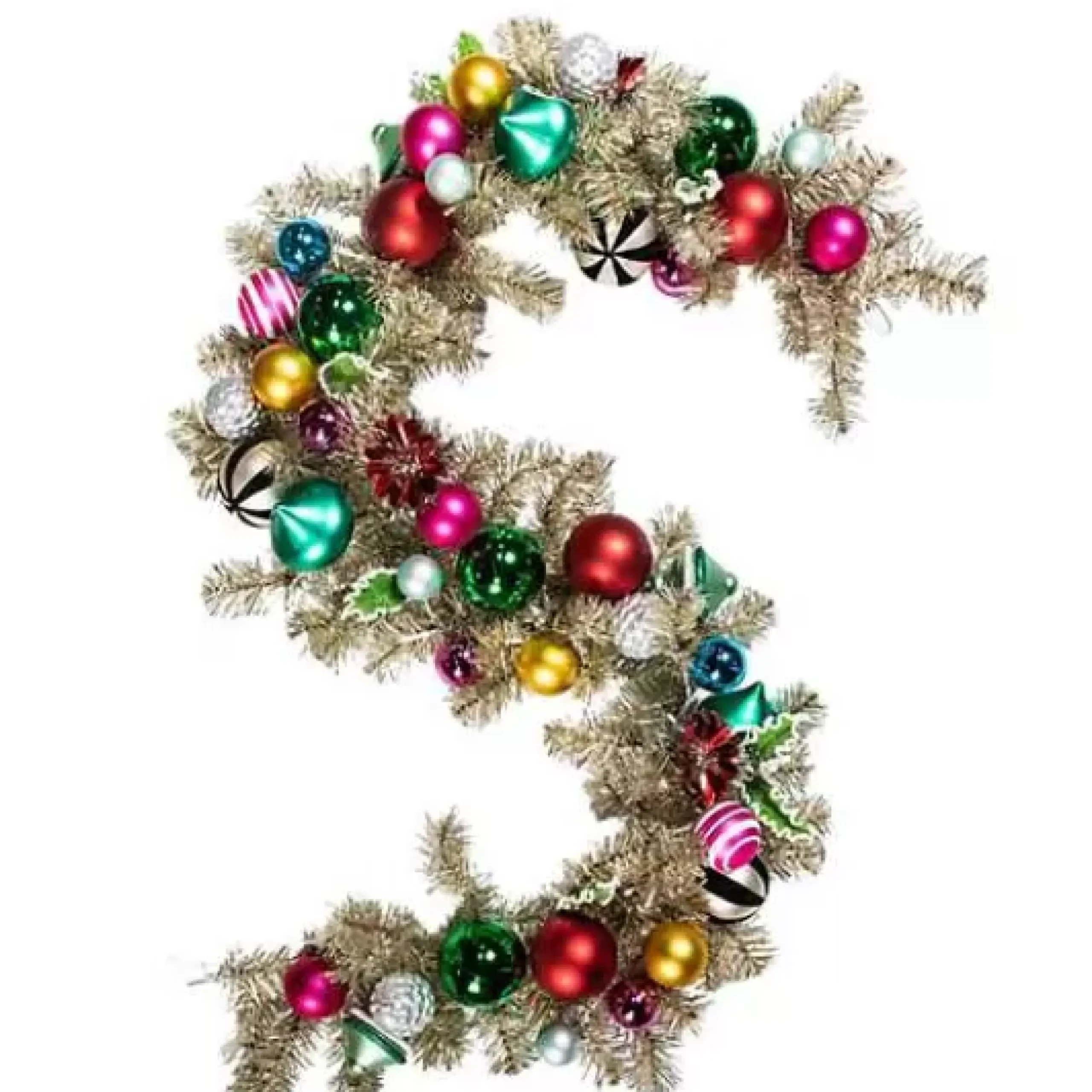 MacKenzie-Childs Granny Kitsch Illuminated Garland< Holiday|Greenery & Florals