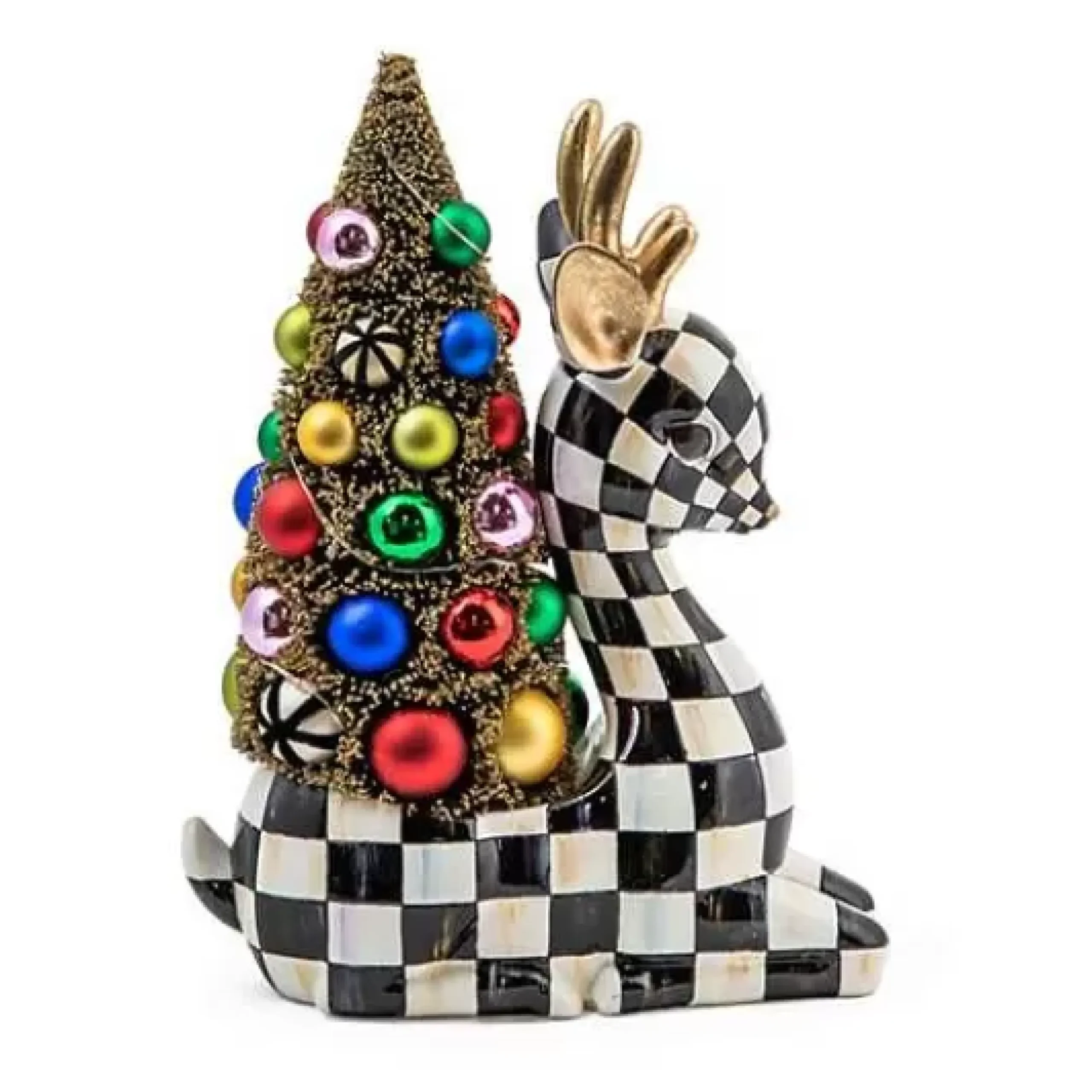 MacKenzie-Childs Granny Kitsch Retro Deer Tree< Holiday|Room Accents