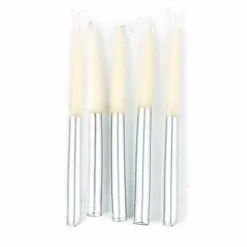 MacKenzie-Childs Hanukkah Silver Candle Set< Holiday|Candles & Fragrances