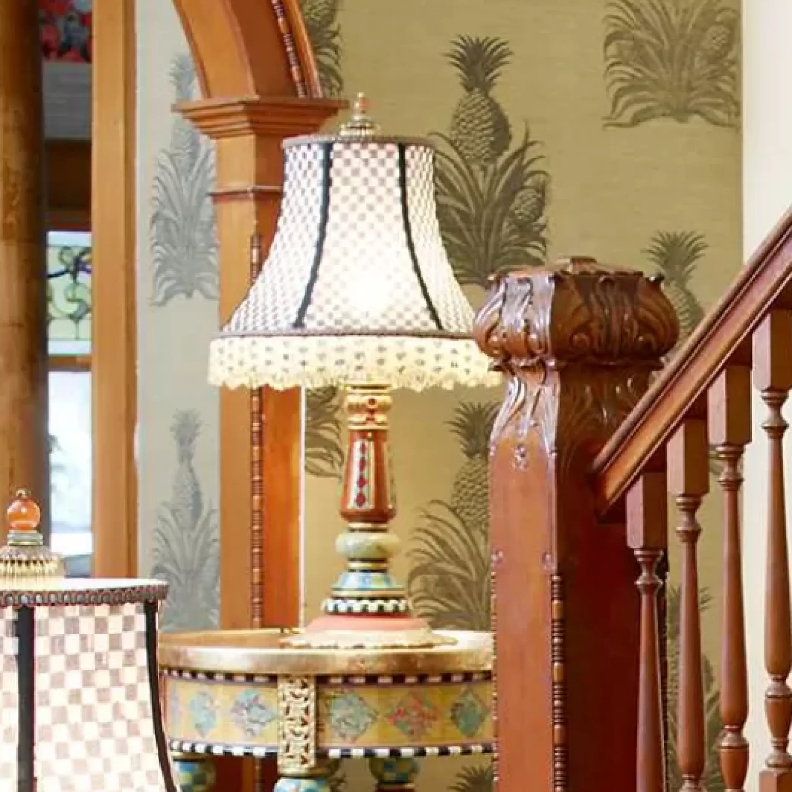 MacKenzie-Childs Highland Table Lamp< Room Accents|Lighting