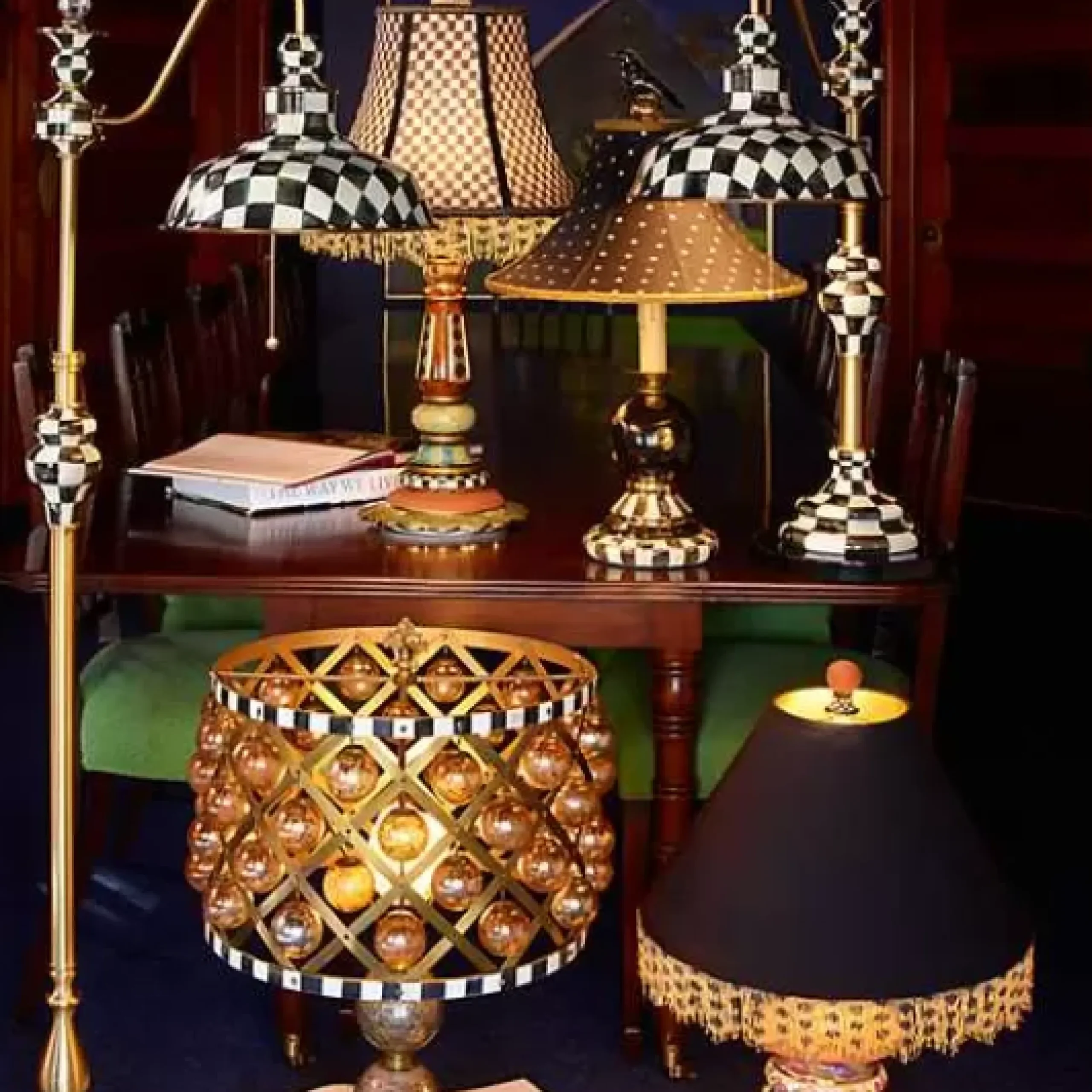 MacKenzie-Childs Highland Table Lamp< Room Accents|Lighting