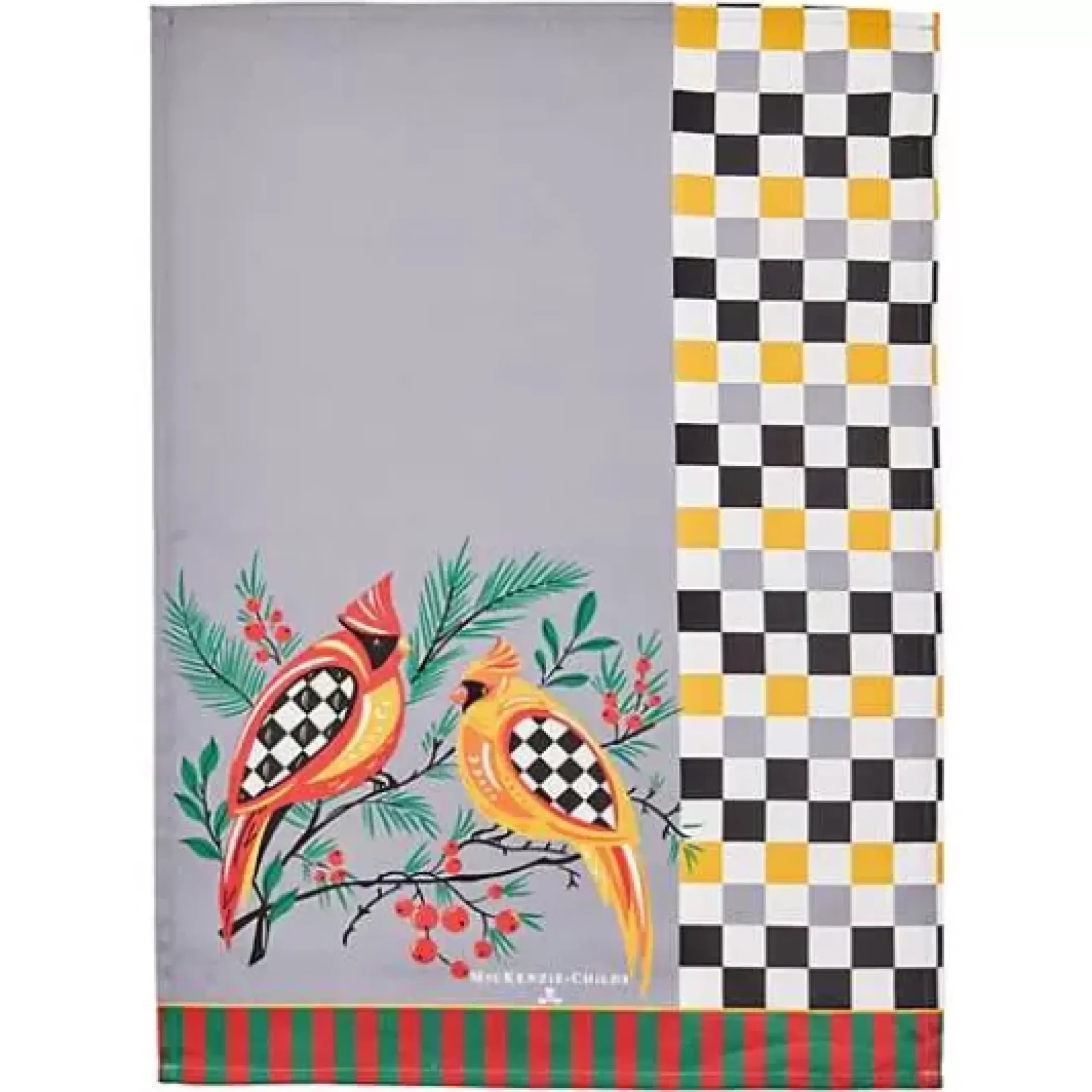 MacKenzie-Childs Holiday Cardinal Dish Towel< Holiday|Kitchen & Table Linens