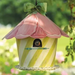 MacKenzie-Childs Hollyhock Birdhouse< Spring|Outdoor