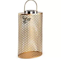 MacKenzie-Childs Honeycomb Large Tin Solar Lantern< Spring|The Fall Shop