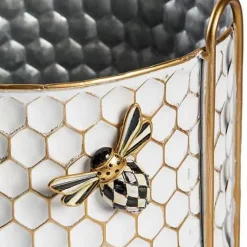 MacKenzie-Childs Honeycomb Small Tin Planter< Spring|Greenery & Florals