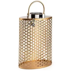 MacKenzie-Childs Honeycomb Small Tin Solar Lantern< Spring|The Fall Shop