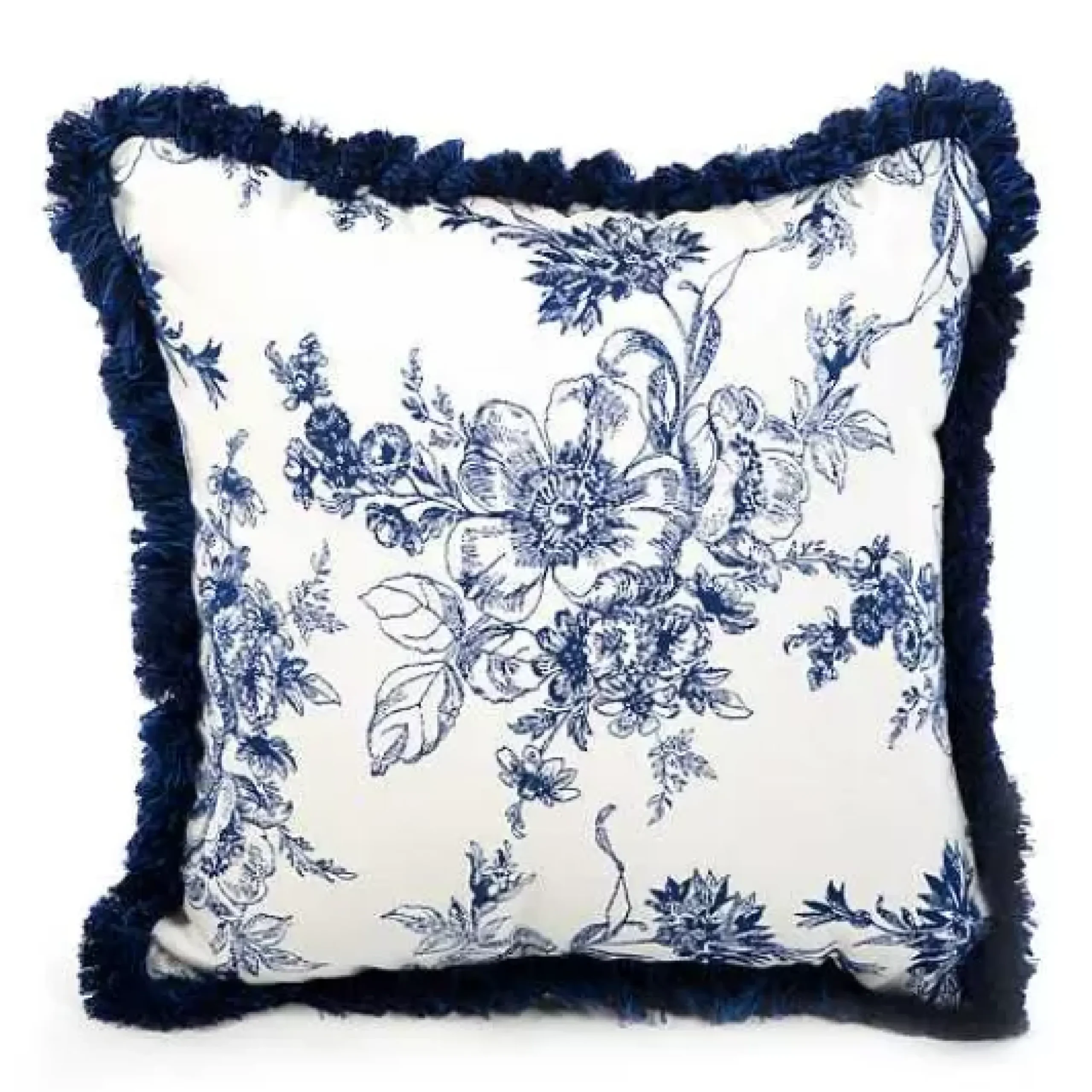 MacKenzie-Childs Indigo Villa Outdoor Throw Pillow< Pillows, Throws, & Cushions|Outdoor