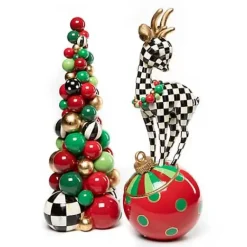 MacKenzie-Childs Jolly Holiday Bauble Tree< Holiday|Room Accents