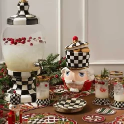 MacKenzie-Childs Jolly Ornaments Beaded Table Runner< Holiday|Table Accessories