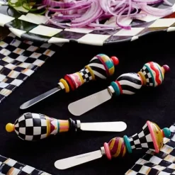 MacKenzie-Childs Jubilee Spreaders, Set of 4< Holiday|Serveware