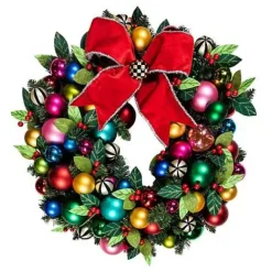 MacKenzie-Childs Jubilee Wreath< Holiday|Greenery & Florals