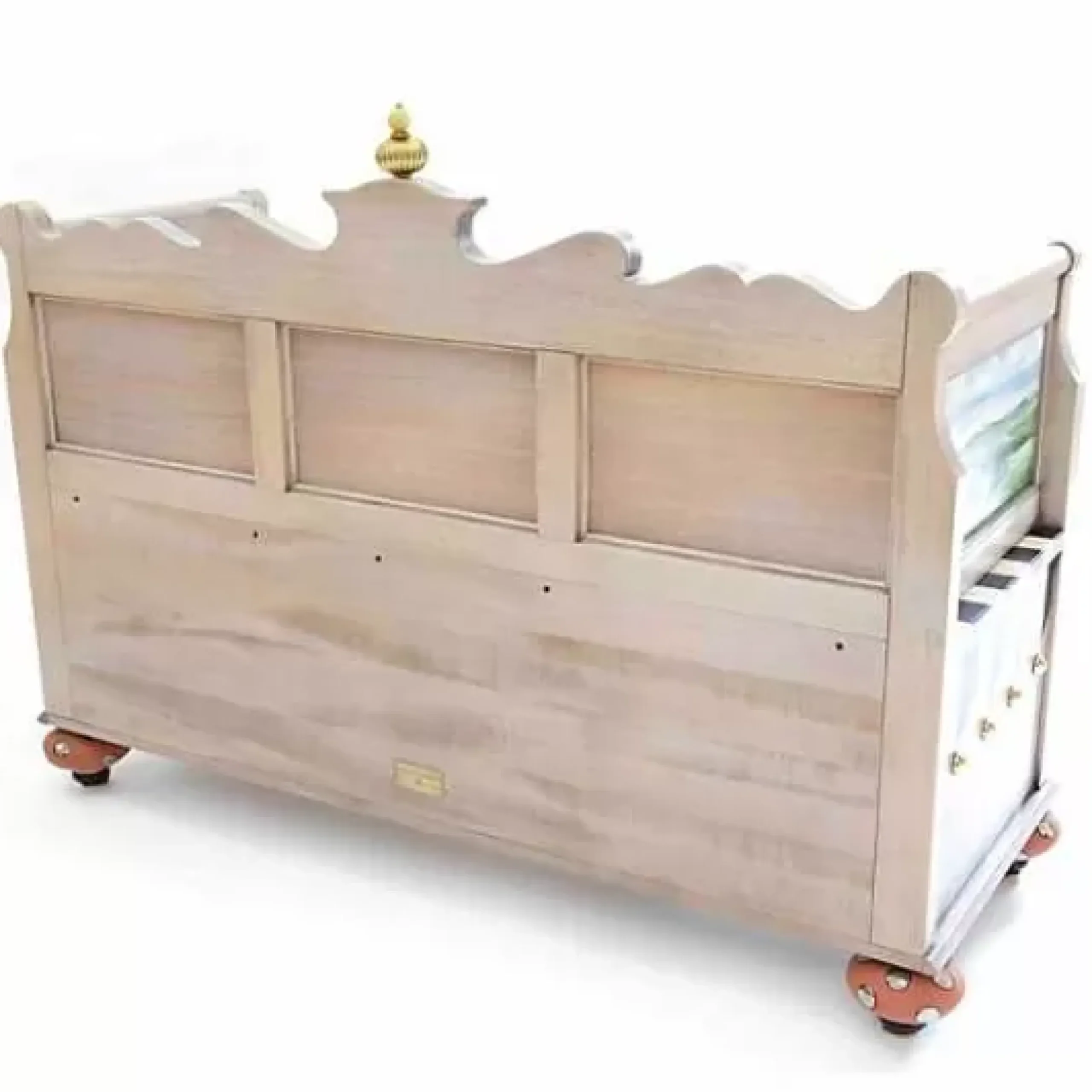 MacKenzie-Childs Landscape Blanket Bench< Storage Furniture|Entryway Furniture