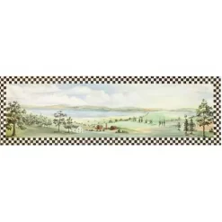 MacKenzie-Childs Landscape Floor Mat - 2'6 x 8' Runner< Rugs