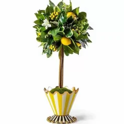 MacKenzie-Childs Lemon Tabletop Topiary< Spring|Greenery & Florals