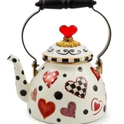 MacKenzie-Childs Love 2 Quart Tea Kettle< Fall Entertaining|Tea Kettles
