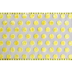 MacKenzie-Childs Macro Dot Chartreuse Rug - 5' x 8'< Rugs