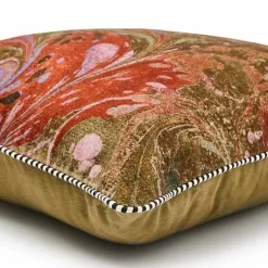 MacKenzie-Childs Marbleized Throw Pillow< Pillows, Throws, & Cushions