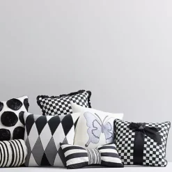 MacKenzie-Childs Marquee Bow Throw Pillow< Pillows, Throws, & Cushions
