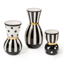 MacKenzie-Childs Marquee Vases, Set of 3< Room Accents