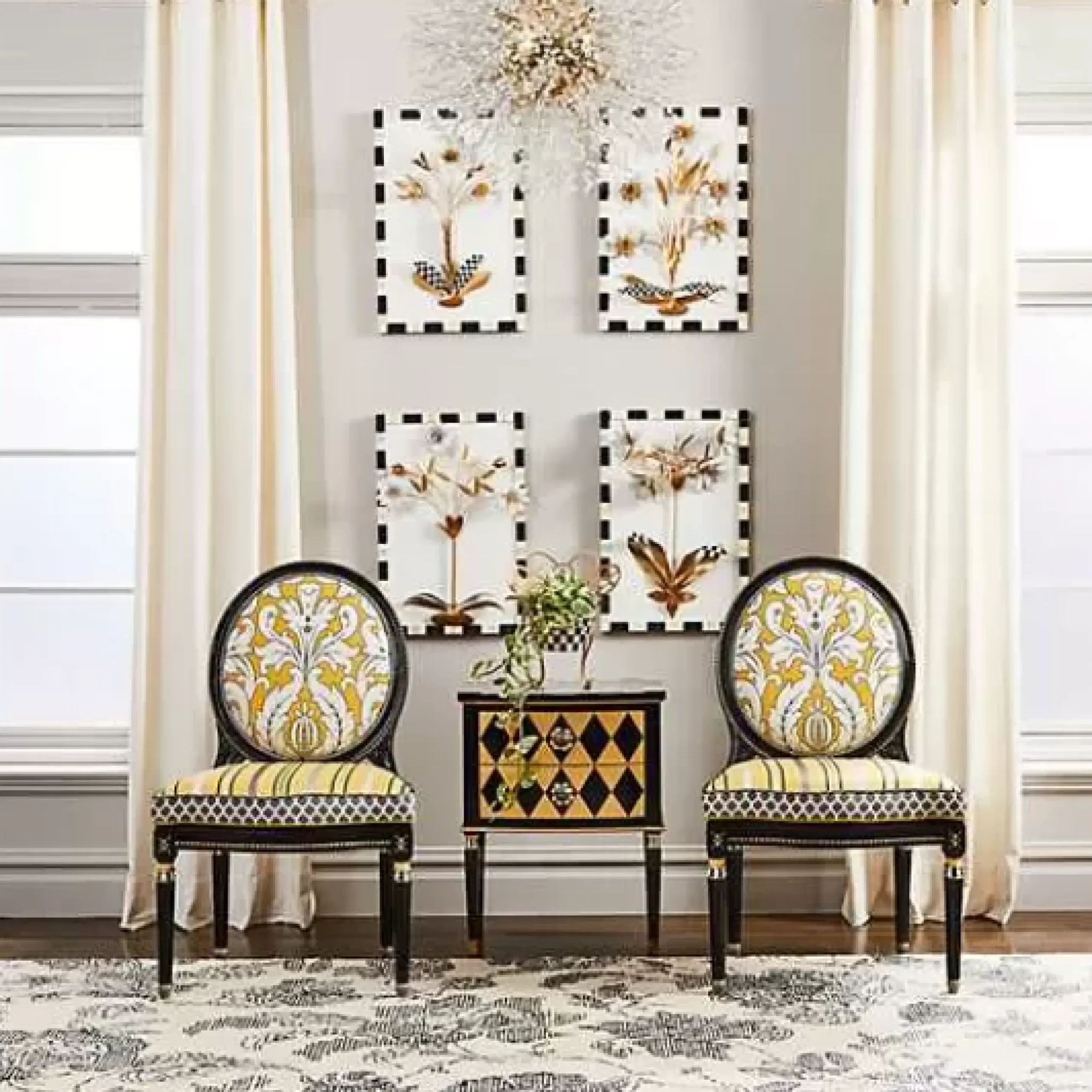 MacKenzie-Childs Masquerade Accent Chest< Storage Furniture