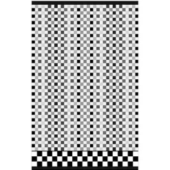 MacKenzie-Childs Micro Check Black  White Hand Towel< Bath & Bath Accessories