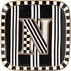 MacKenzie-Childs Monogram Dish - N< Dinnerware & Flatware