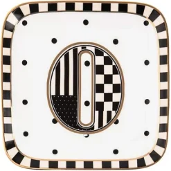 MacKenzie-Childs Monogram Dish - O< Dinnerware & Flatware