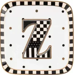MacKenzie-Childs Monogram Dish - Z< Dinnerware & Flatware