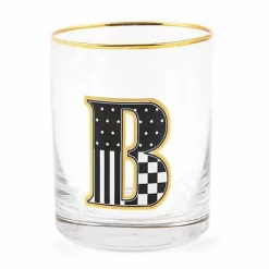 MacKenzie-Childs Monogram Tumbler - B< Holiday|Drinkware