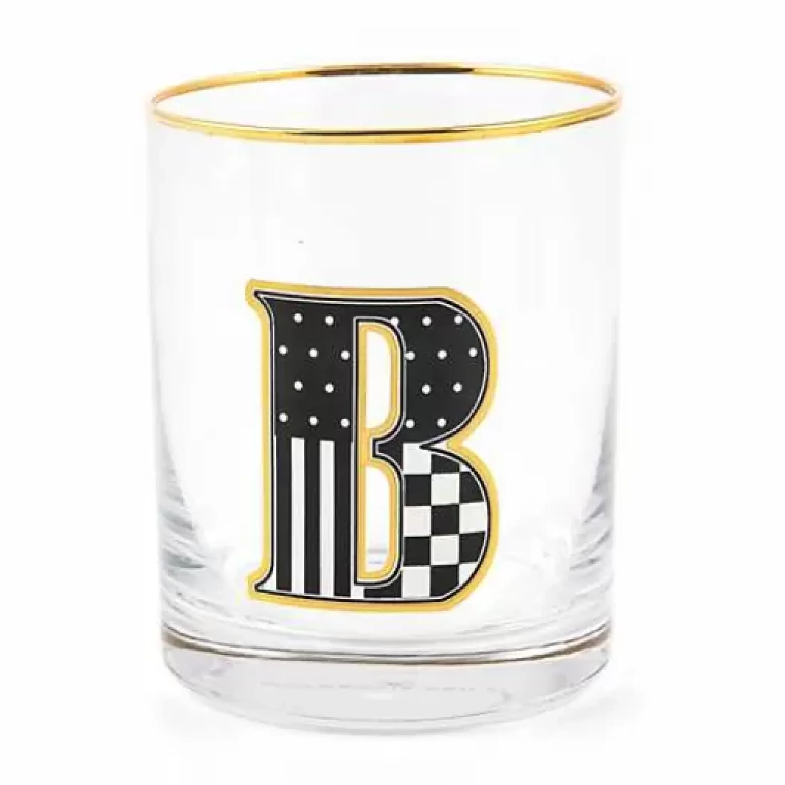MacKenzie-Childs Monogram Tumbler - B< Holiday|Drinkware