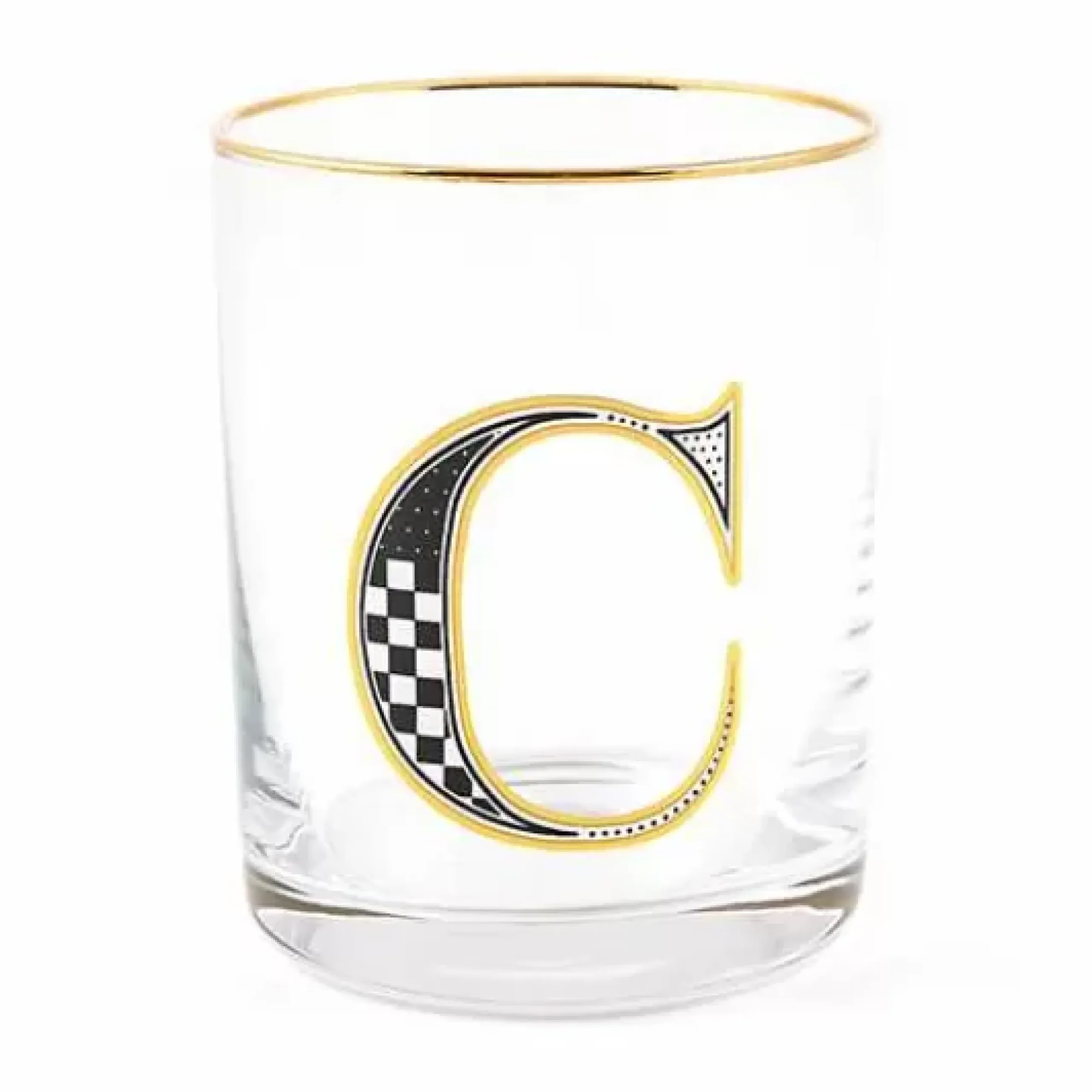 MacKenzie-Childs Monogram Tumbler - C< Holiday|Drinkware