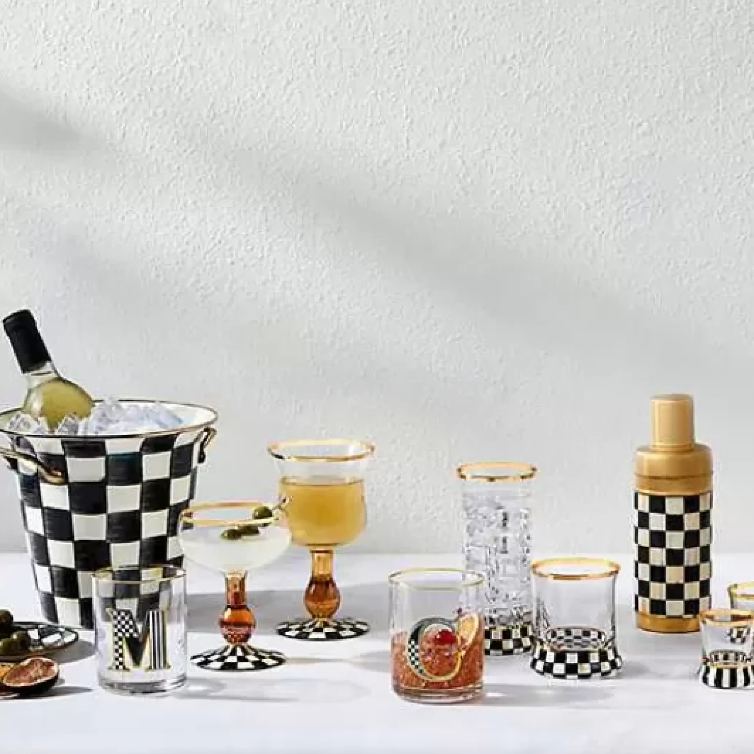MacKenzie-Childs Monogram Tumbler - C< Holiday|Drinkware