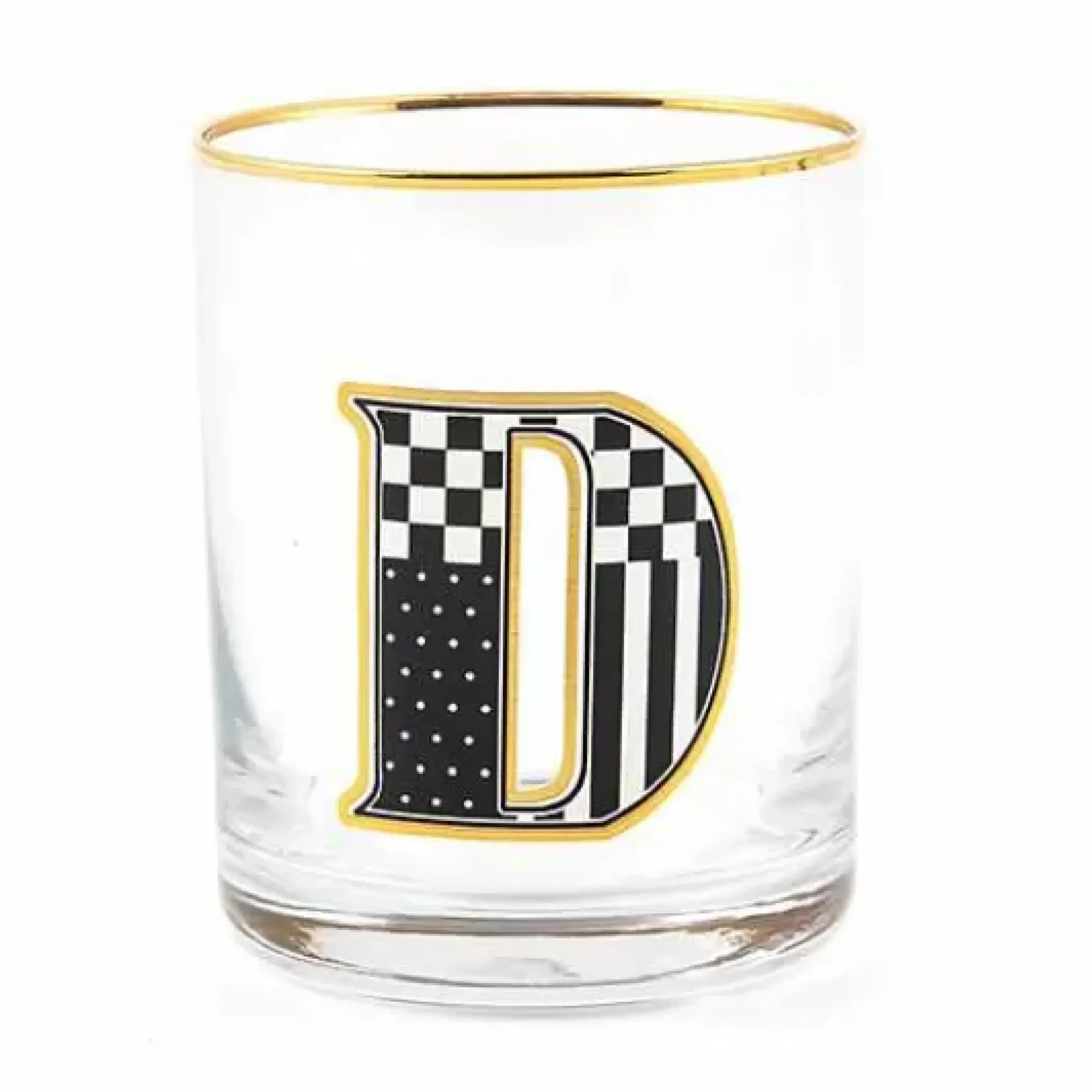 MacKenzie-Childs Monogram Tumbler - D< Holiday|Drinkware