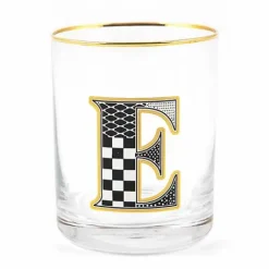 MacKenzie-Childs Monogram Tumbler - E< Holiday|Drinkware