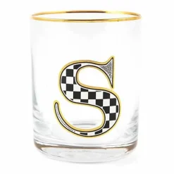 MacKenzie-Childs Monogram Tumbler - S< Holiday|Drinkware