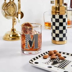 MacKenzie-Childs Monogram Tumbler - W< Holiday|Drinkware