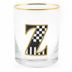MacKenzie-Childs Monogram Tumbler - Z< Holiday|Drinkware