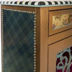 MacKenzie-Childs Moonlight Garden Chest< Storage Furniture|Living Room