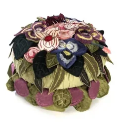 MacKenzie-Childs Moonlight Garden Footstool< Living Room