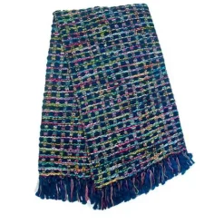 MacKenzie-Childs Mosaic Basket Weave Throw< Pillows, Throws, & Cushions|Room Accents