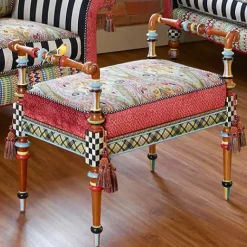 MacKenzie-Childs Musette 2' Bench< Entryway Furniture|Living Room